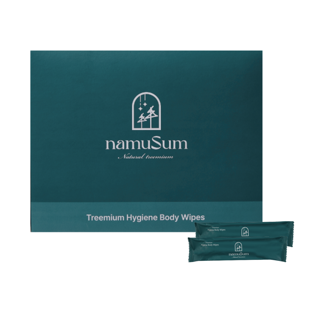 나무숨 트리미엄 위생 바디 대형 물티슈 [20P], 샤워가 어려울때 숲의 숨결로 닦아내는 프리미엄 바디케어/namuSum Treemium Large Body Wipes