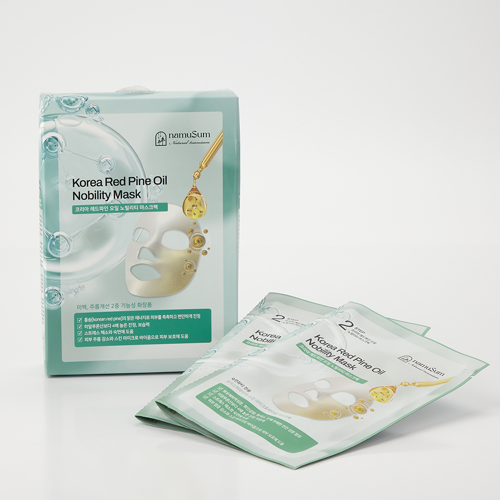 나무숨 레드파인 오일 노빌리티 마스크팩 콤보, 레드파인의 정수 노빌리티 안티에이징의 시작,namuSum Korea Red Pine Oil Nobility MaskPack Combo